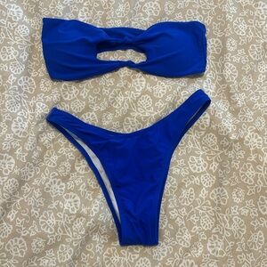 Vibrant Blue Brand New Bikini - Size Small
